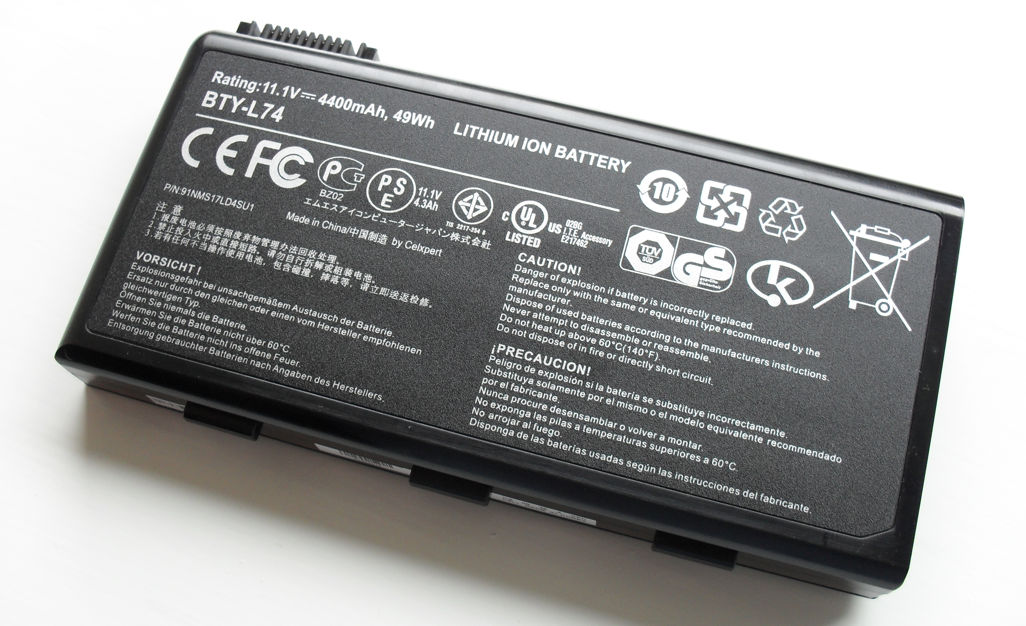 Li Ion Laptop Battery