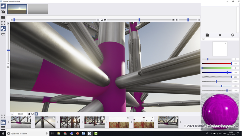 Tekla2021 Visualizer Steel Higres