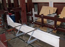 Partial frame of tapered members