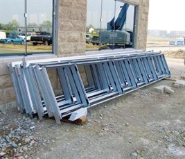 Curtainwalls ready to install