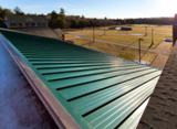 Garland's R-Mer Loc architectural and structural standing seam roof system has an 18-gauge, one-piece concealed clip design that accommodates thermal movement.