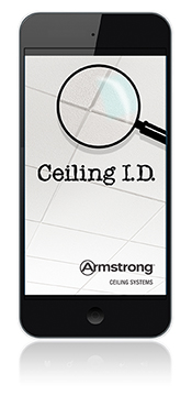 Armstrong Ceilings, ceiling ID, mobile phone app