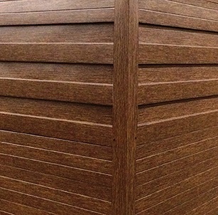 Steelscape's Woodgrain prints specialty finishes include Red Cedar, Driftwood, Rustic, Camo, Slate, Composite, Metallic and Granite.