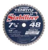 Tenryn America's Steel-Pro STABILIZER series stabilizes the blade in the cut with less vibration during operation, producing cleaner cuts. Saw blade available with 7 1/4-, 8-, 8 1/4-, 12- and 14-inch diameters.