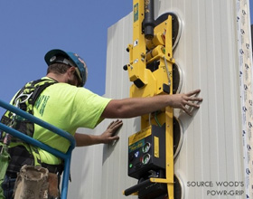 Vacuum lifters: the future of insulated metal panel installation
