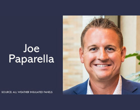 Paparella succeeds Lusty as president of All Weather Insulated Panels