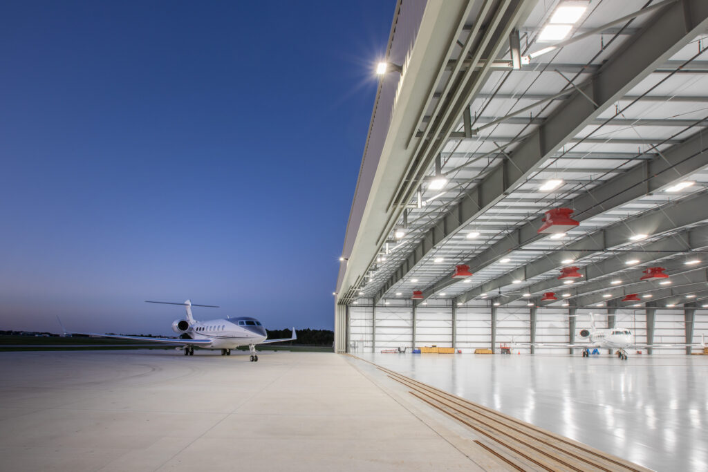 Keys to the World Aviation's hangar, Lakeland, Fla. Metal Construction News