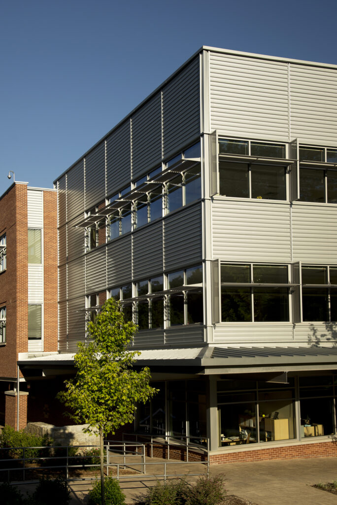 Ivy Street Center on Marist School's campus, Atlanta Metal