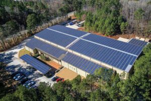 The roof of the Peachtree City