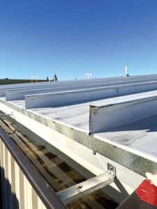 Vertical panel seams