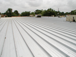 Courtesy McElroy Metal A standing seam roof.