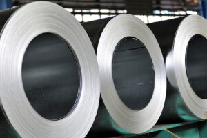 rolls of steel sheet
