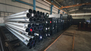 Photo by sawaeng wonglakorn/(c) Getty Images Square steel pipe for building materials It is cold-formed structural steel. steel products It is in the warehouse ready to be sent to customers.