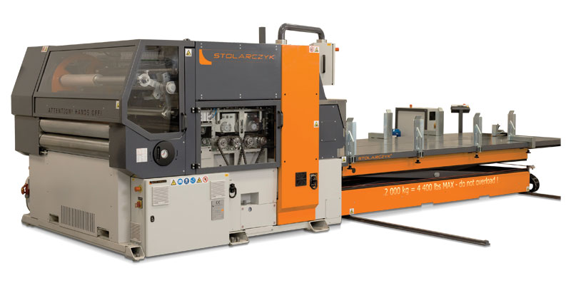 Photo courtesy MetalForming LLC A stacking table piece of machinery