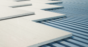 Courtesy Elevate Commercial Roofing Systems Metal roofing on data centers