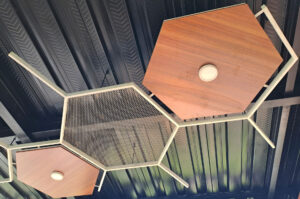 Expanded metal is often chosen for its uniform pattern and strength-to-weight properties, making it an excellent choice for ceiling panel systems for small or large-scale projects. 