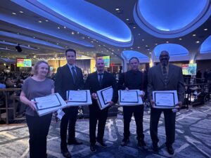 Courtesy Superior Metal Works A photo of the team from Superior Metal Works accepting awards.