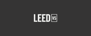 Logo of LEED v5 rating system. 