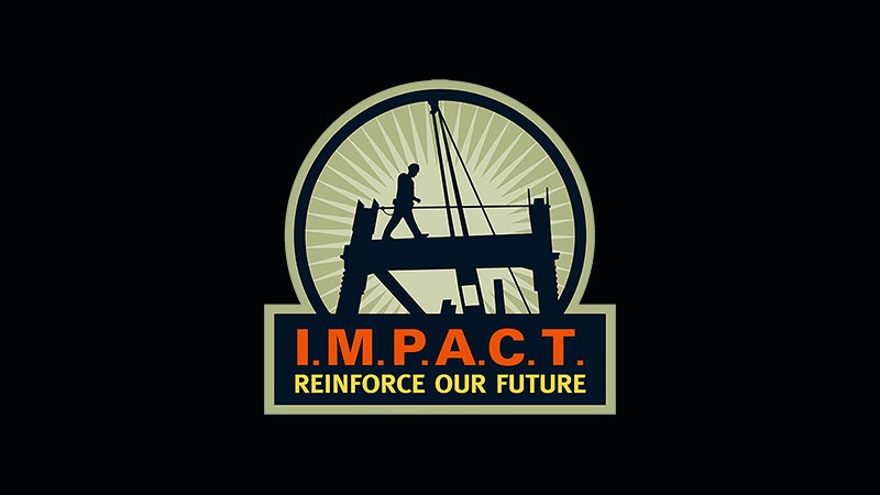 Photo courtesy I.M.P.A.C.T. The logo for the Ironworker Management Progressive Action Cooperative Trust, which recently recognized Foundation Steel with two awards.