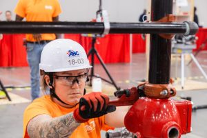 Photo courtesy Associated Builders and Contractors A participant in the National Craft Championships.