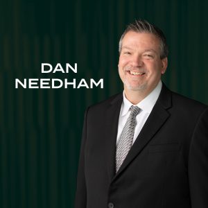 A headshot of Daniel R. Needham of Nucor Corporation. 