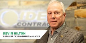 A photo announced Kevin Hilton joining Ideal Contracting as business development manager. 