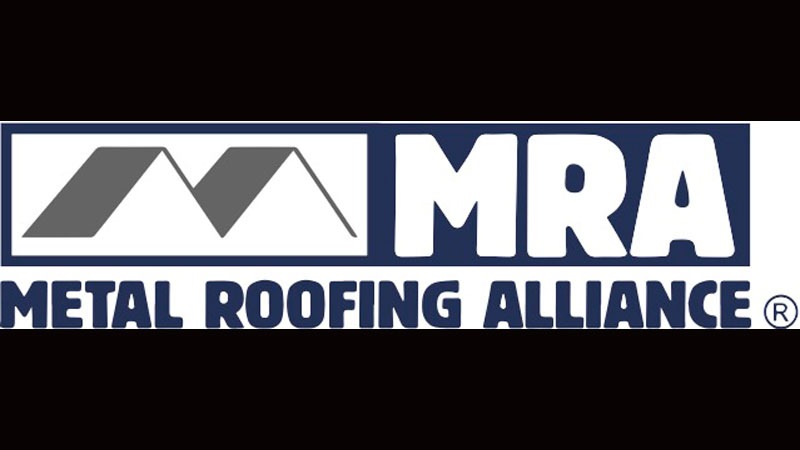 The logo of the Metal Roofing Alliance.