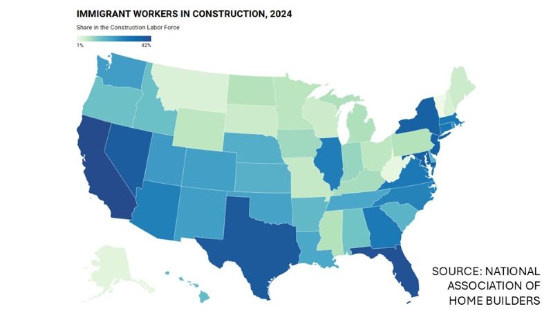 Immigrants’ share of the workforce reaches record high in 2024