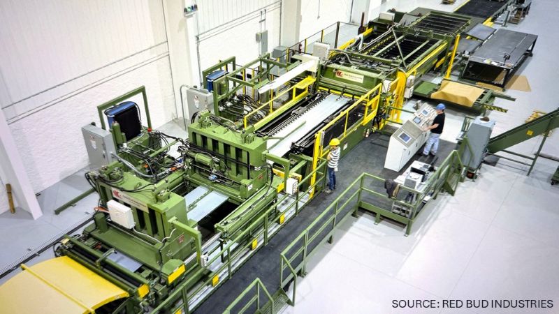 Red Bud supports customers in Utah and Tennessee with new metal processing equipment