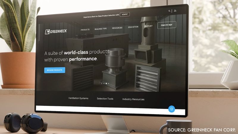 Greenheck Unveils New Website to Streamline Product Access